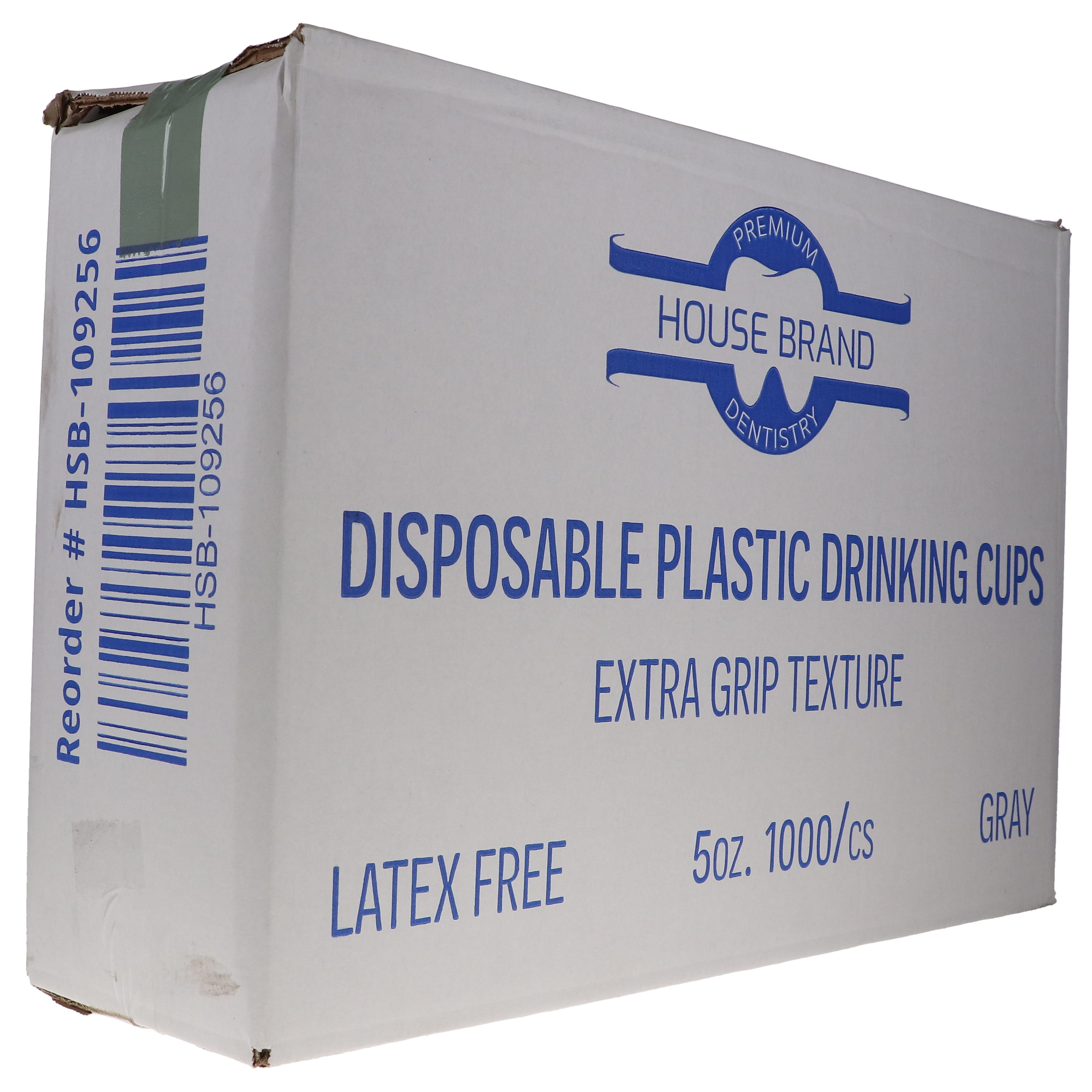 House Brand Dentistry 109256 Plastic Disposable Drinking Cups 5 Oz Gray 1000/Cs House Brand Dentistry 109256 Plastic Disposable Drinking Cups 5 Oz Gray 1000/Cs